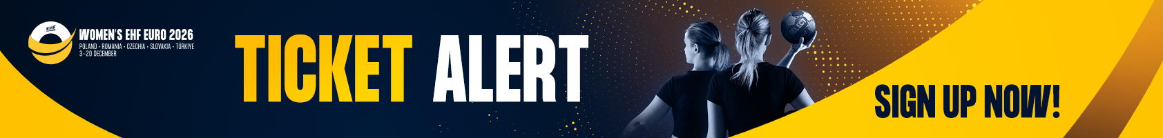 MEN'S EHF EURO 2026 - Ticket Alert